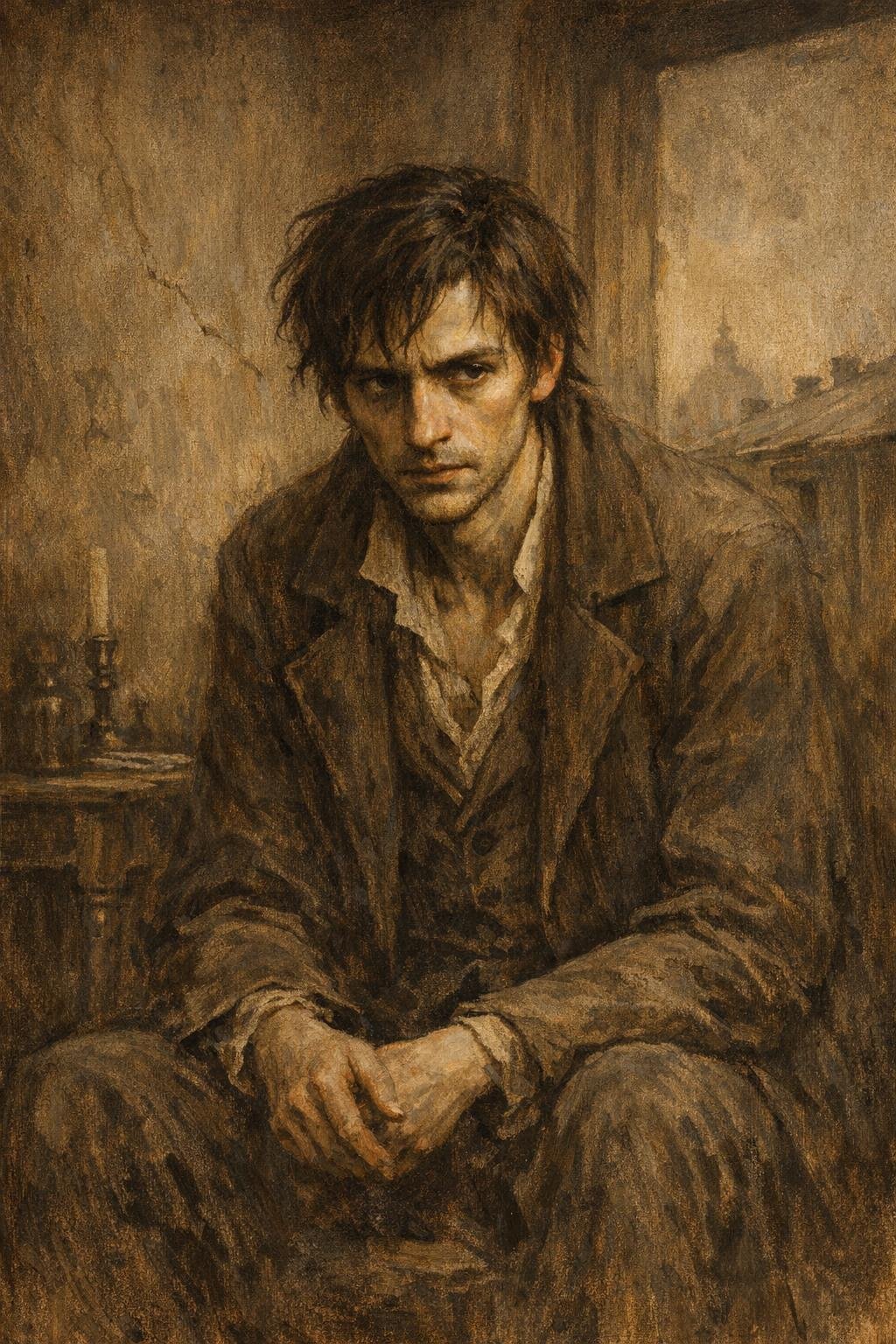 Raskolnikov portrait — Crime and Punishment